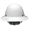 Dax Hard Hats Hard Hat Fiber Resin Full Brim (Gloss White) HDF-15WG